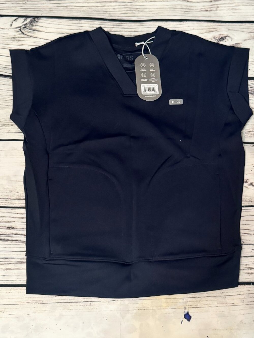 Brand New Figs scrubs top